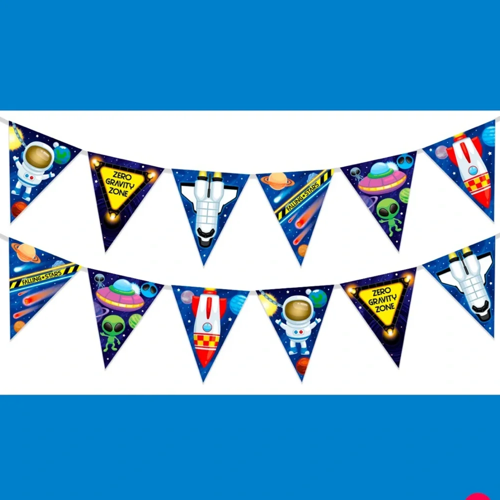 Outer Space Astronaut Rocket Birthday Themed Party Supplies